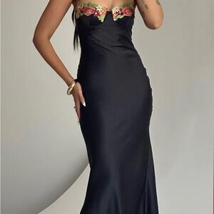 Princess Polly black kenzie dress